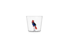 Talking Trees tumbler - red & blue cockatoo