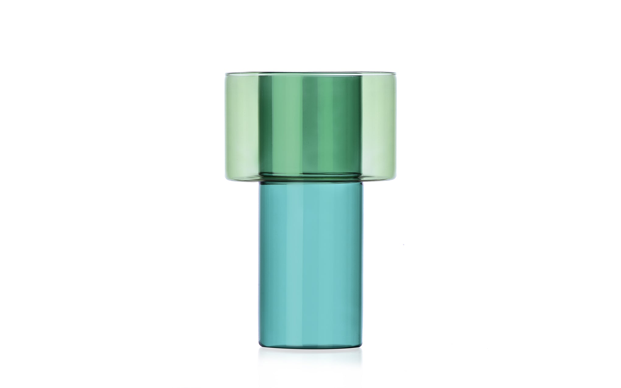 Boreale Vase A - petrol green
