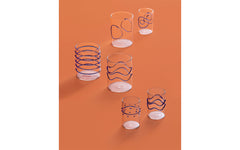 Deco Blu assorted water glasses - set of 6