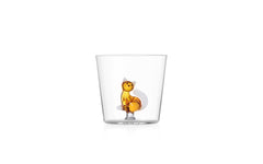 Tabby Cat tumbler - white tail