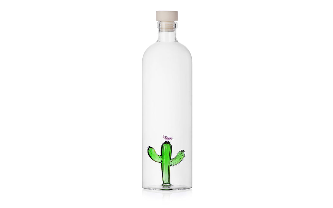 Desert Plants bottle - green cactus