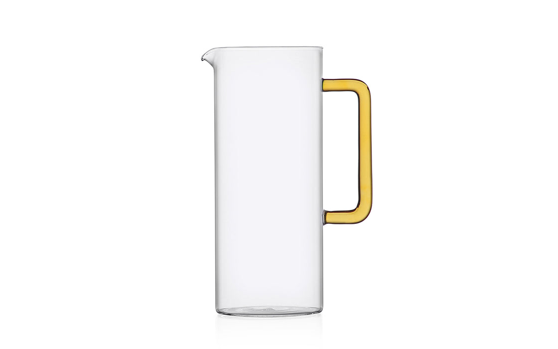 Tube jug - yellow handle