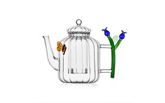 Botanica teapot - flowers with butterfly