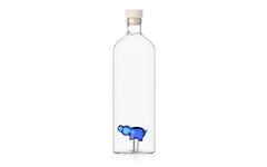 Animal Farm bottle - blue hippo