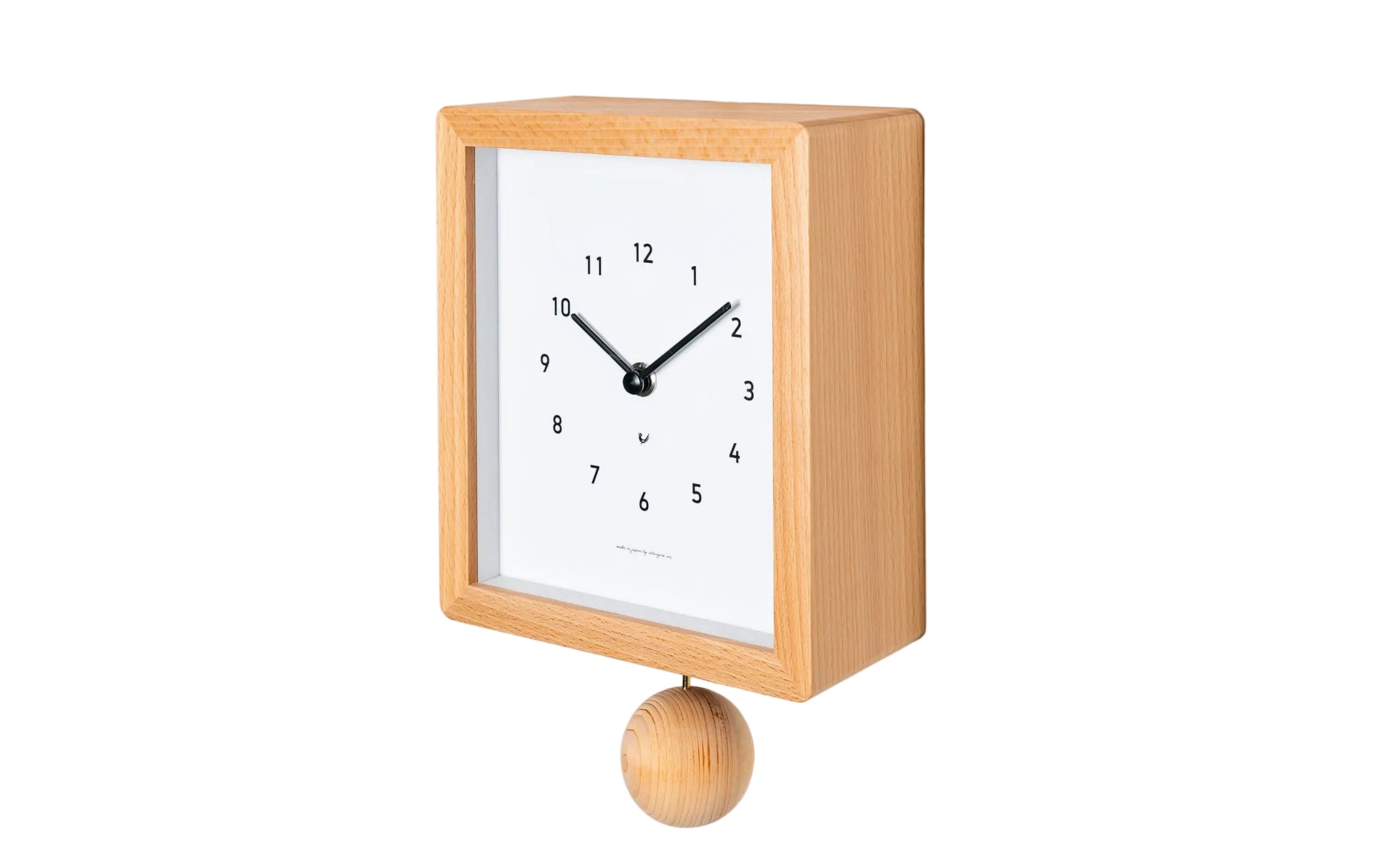 Chambre Blanc wall clock by Interzero | SCP