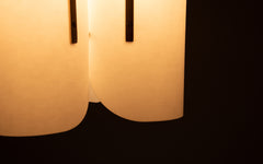 Modernist 3 shade pendant