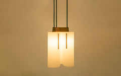 Modernist 3 shade pendant