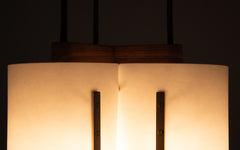 Modernist 3 shade pendant