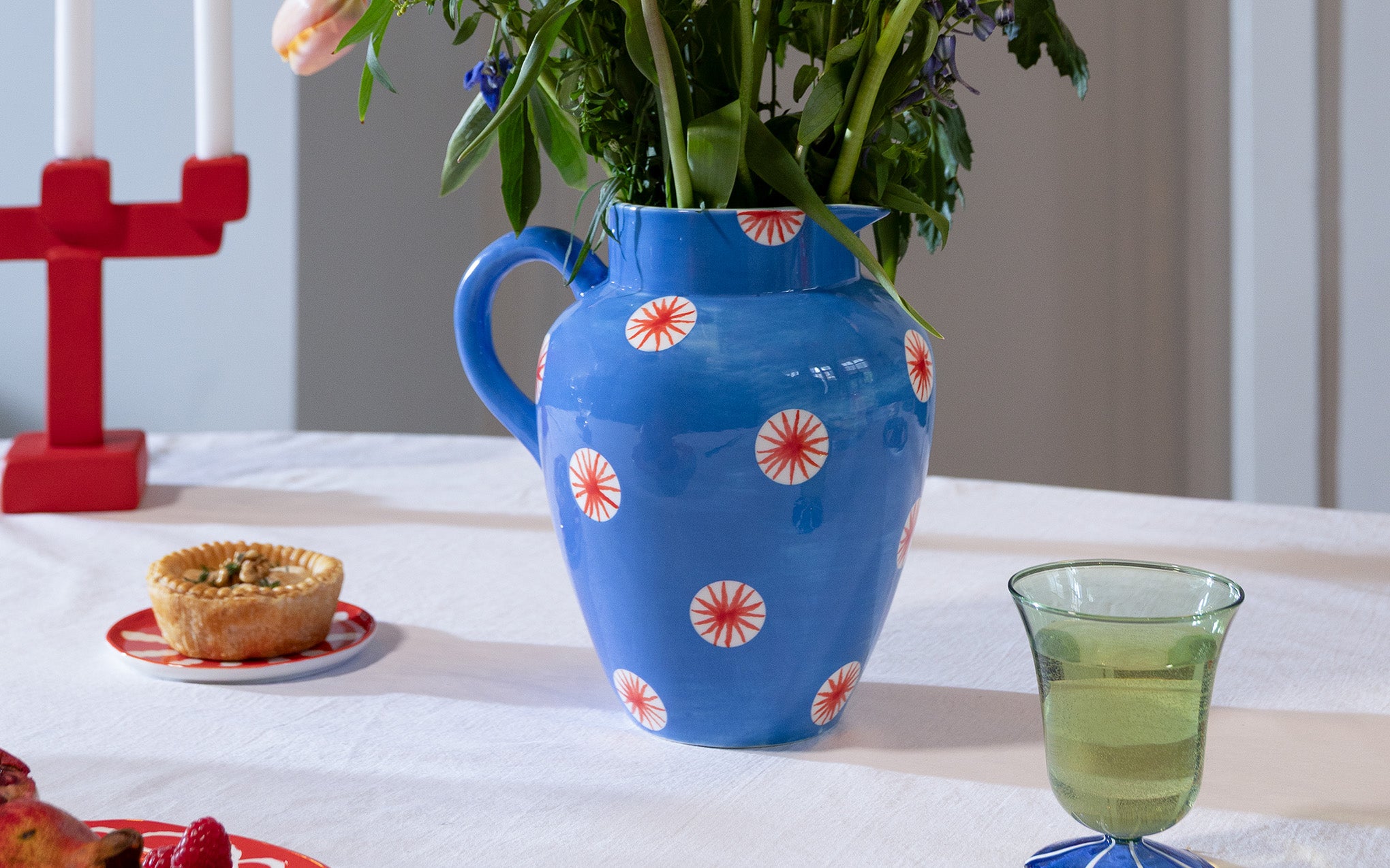 Festivo jug - blue
