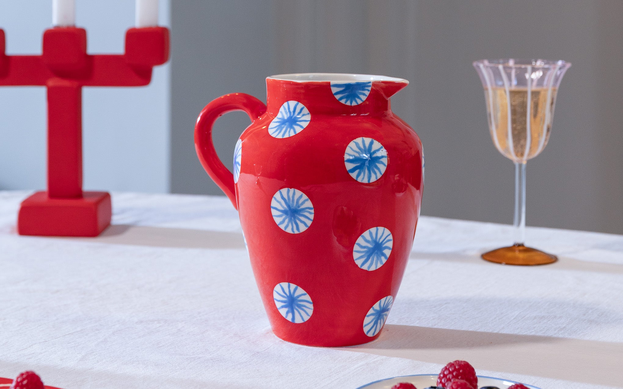 Festivo jug - red