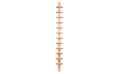 Pilaster shelf