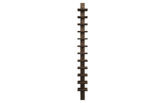 Pilaster shelf