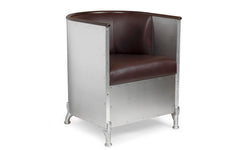 Aluminium armchair