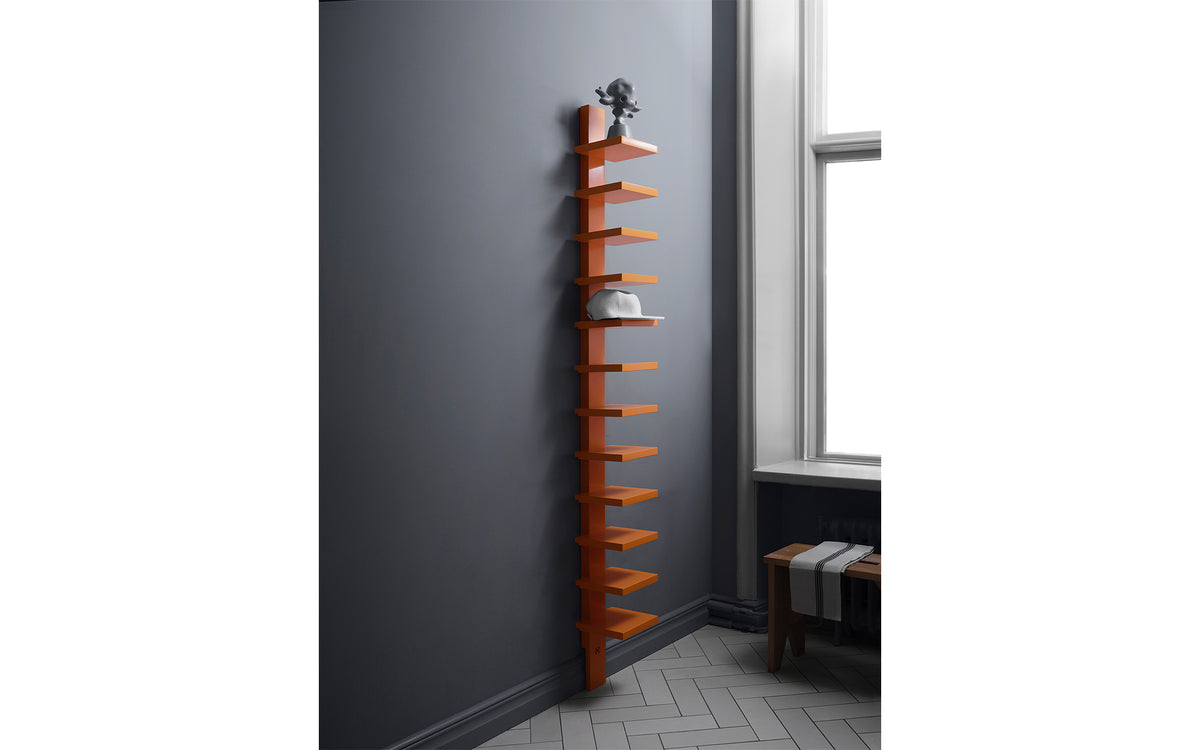 Pilaster shelf
