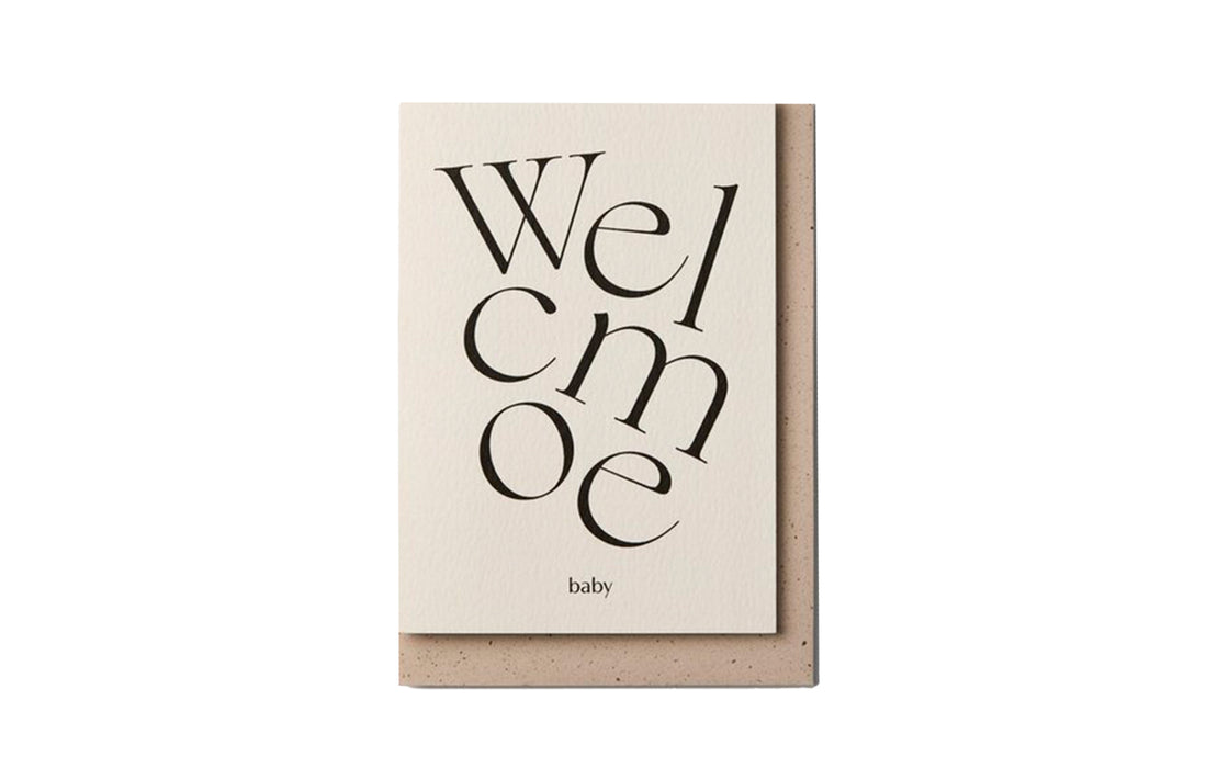 Welcome Baby card - type