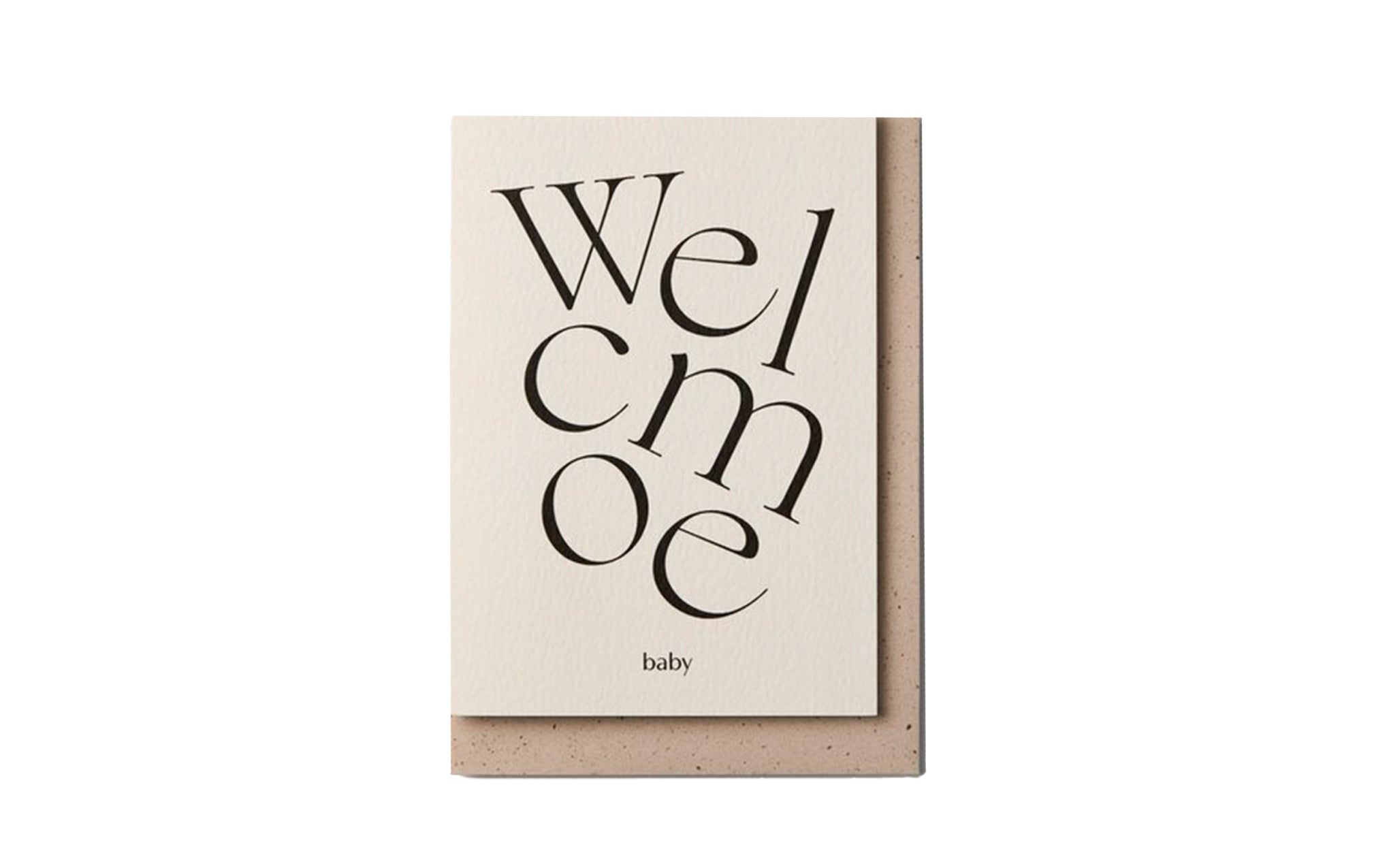 Welcome Baby card - type