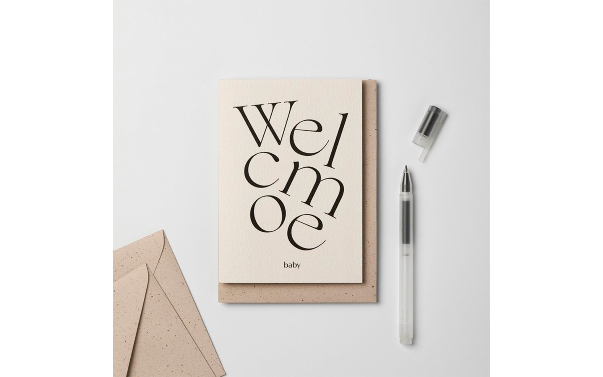 Welcome Baby card - type