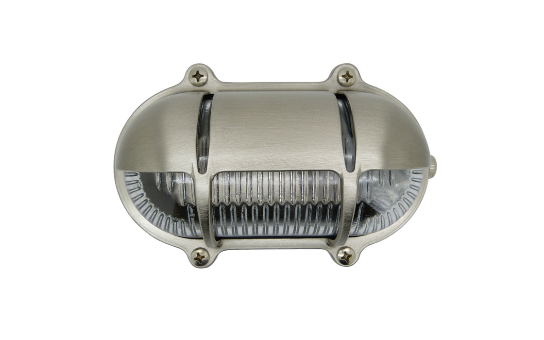 Clearance Navigator Decorative Eyelid Bulkhead light - satin nickel