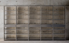 Aluminium shelf