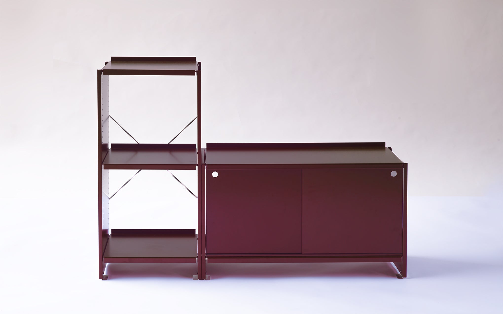 Aluminium shelf
