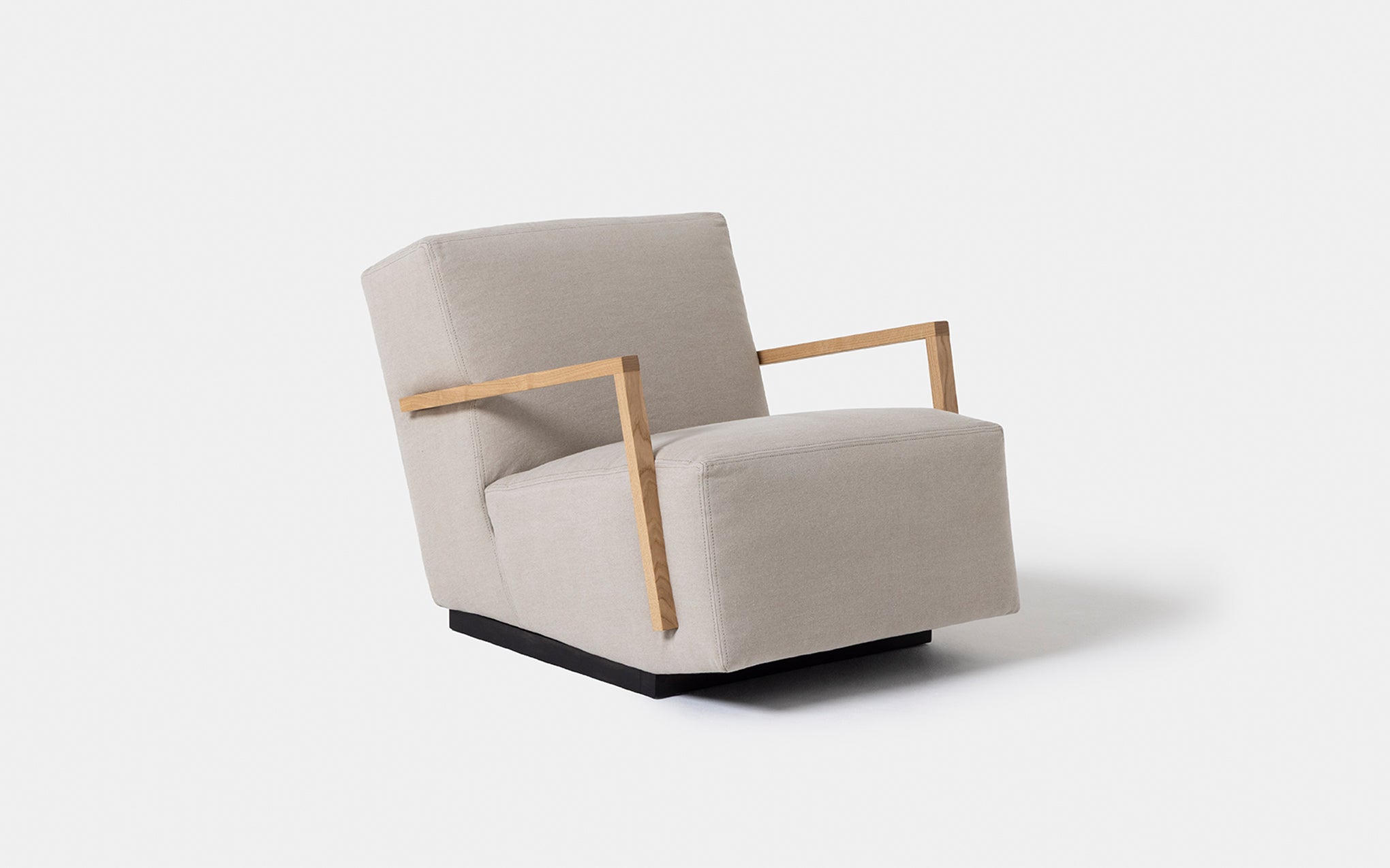 Marcel armchair - oak arms