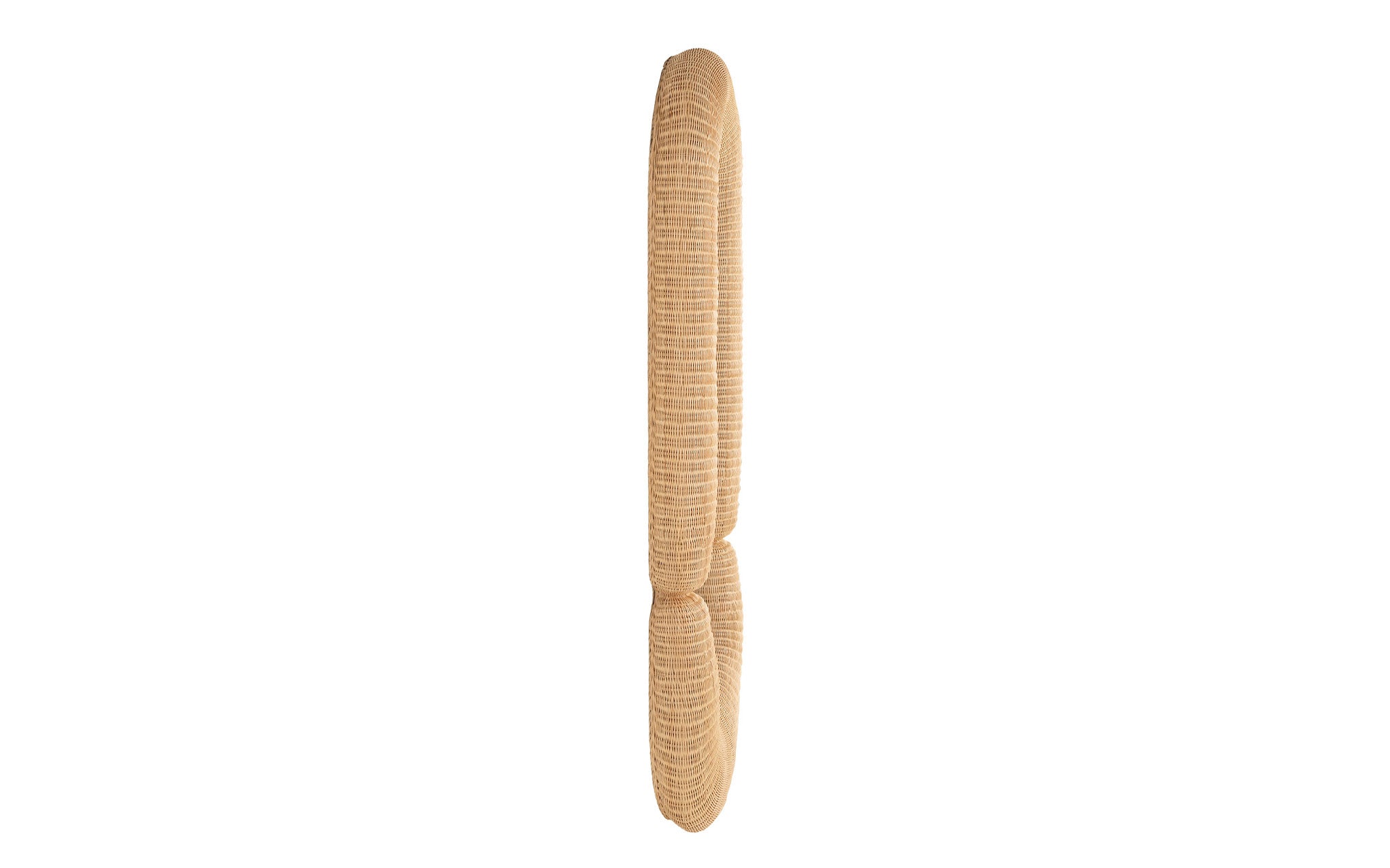 Loop rattan mirror - large