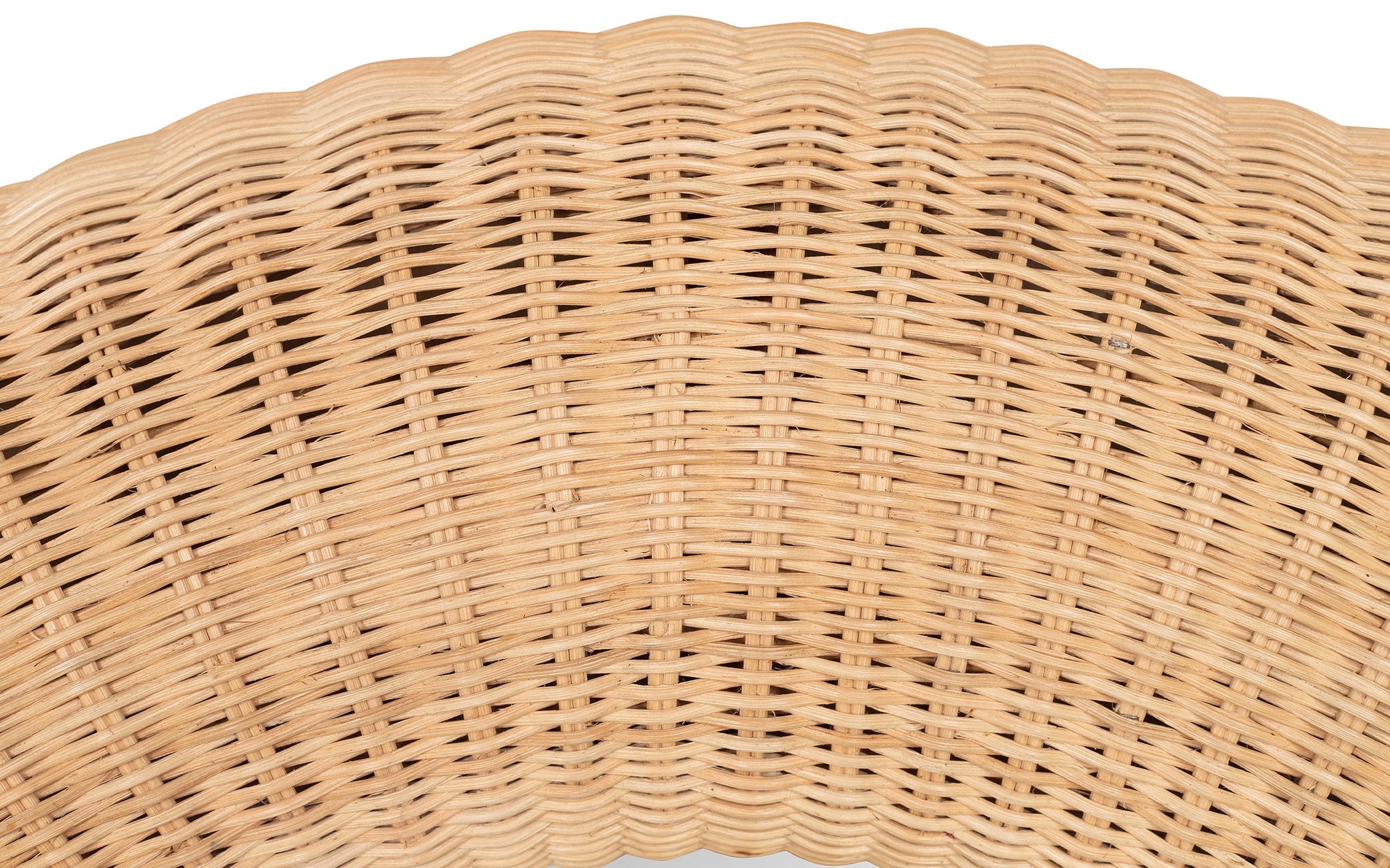 Loop rattan mirror - large