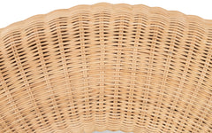 Loop rattan mirror - large