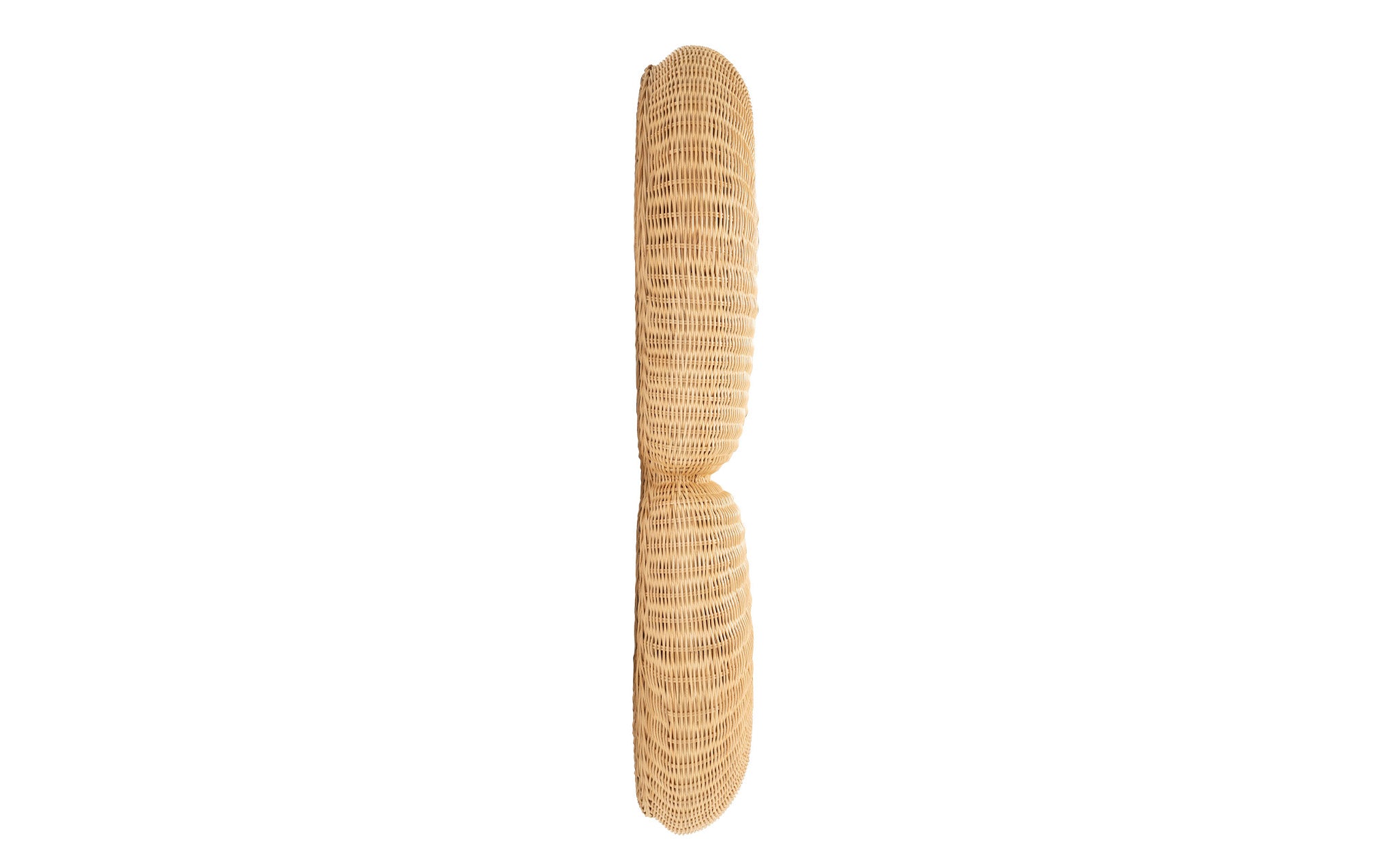 Loop rattan mirror - small