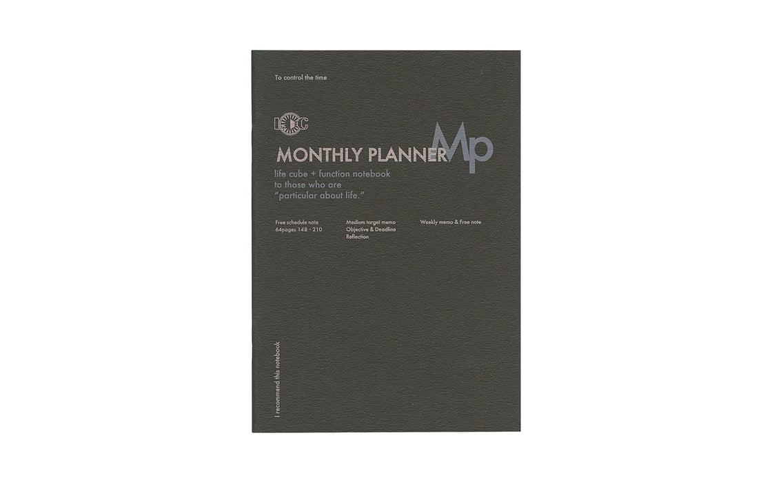 Function notebook - Monthly Planner