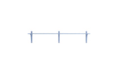 Levi wall shelf 1800 – 1 shelf