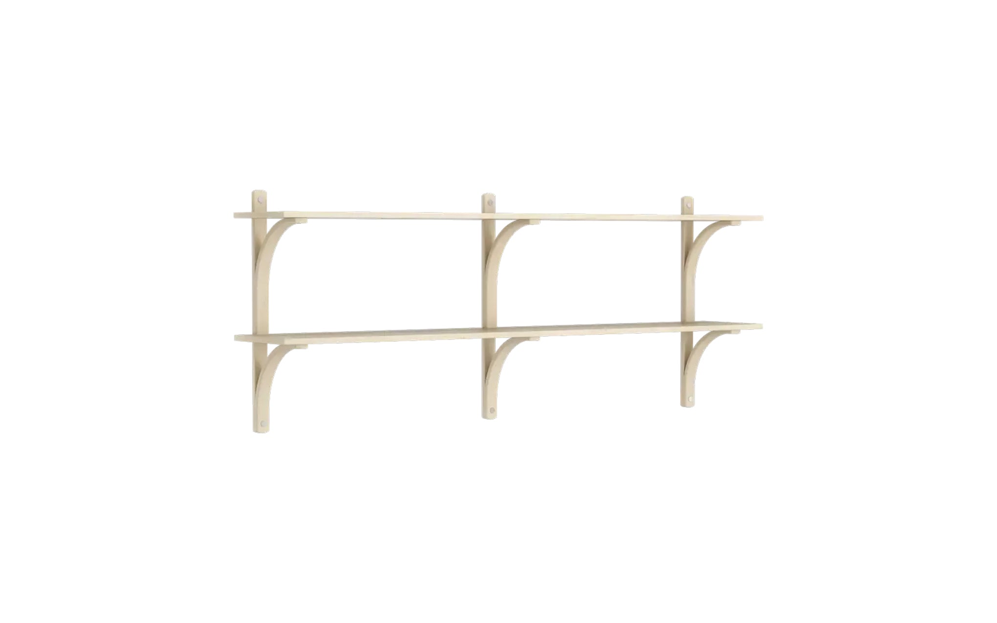 Levi wall shelf 1800 – 2 shelves