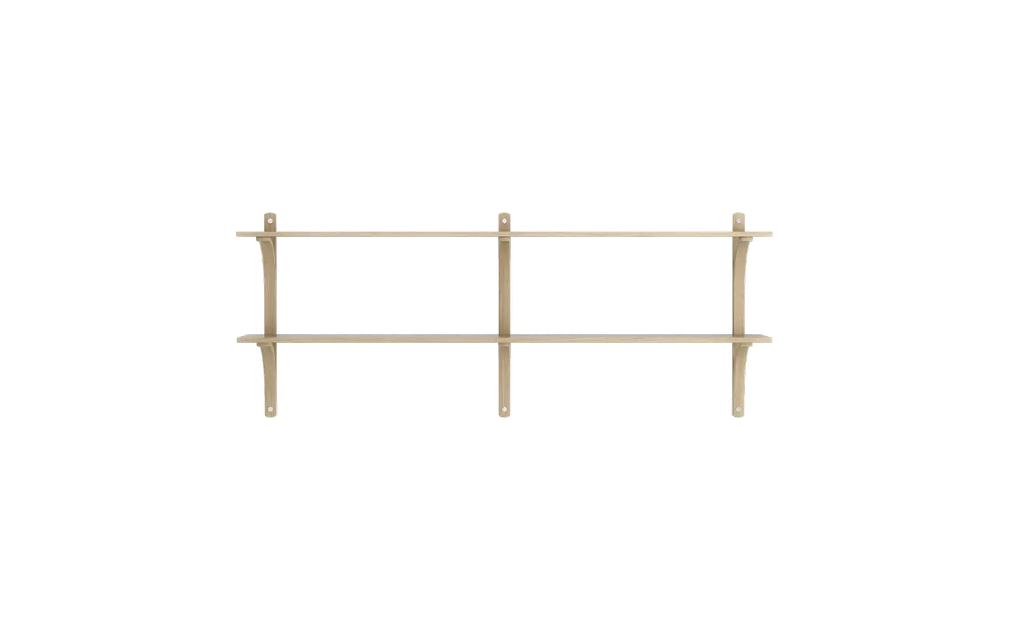 Levi wall shelf 1800 – 2 shelves