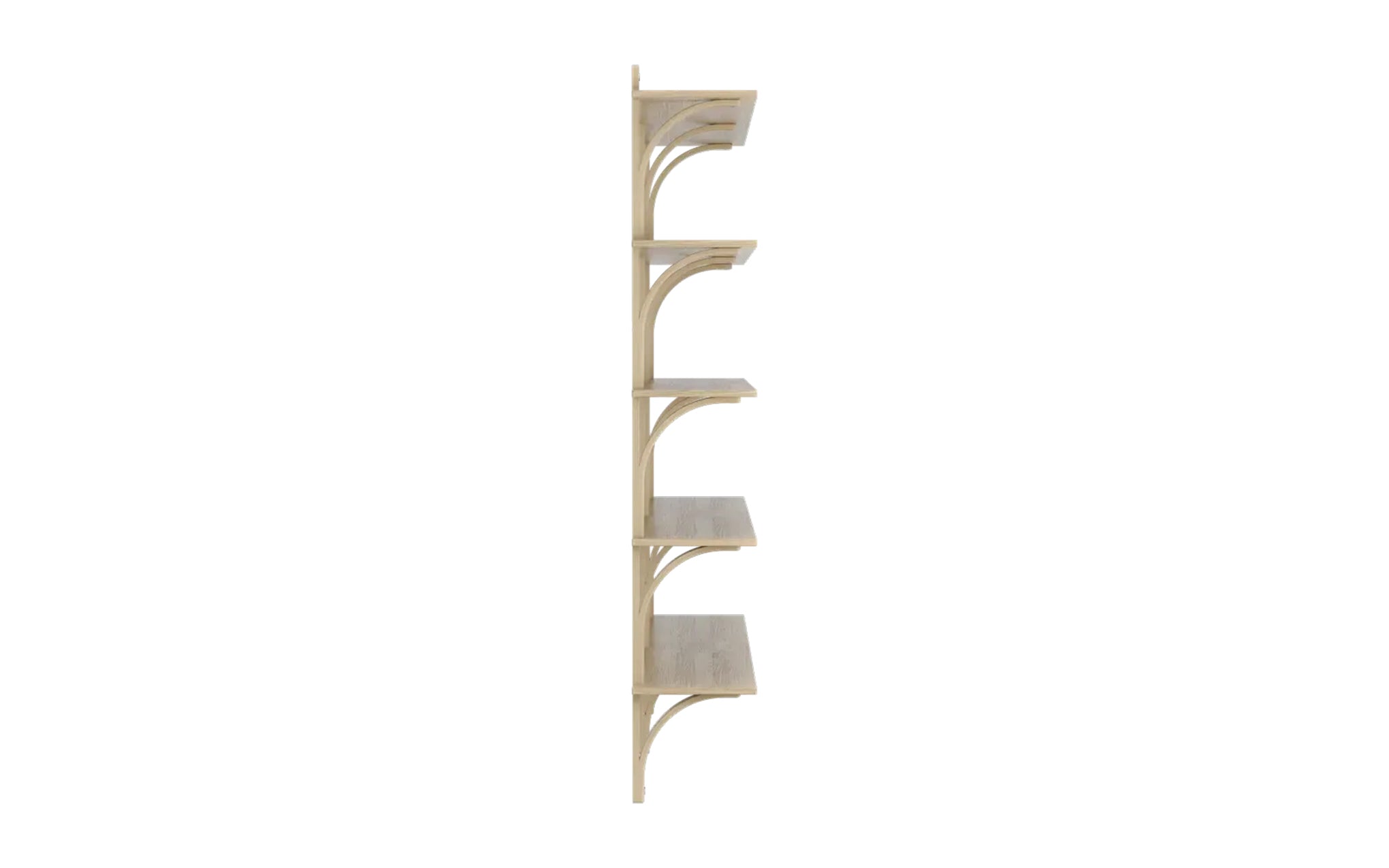 Levi wall shelf 1800 – 5 shelves