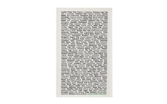 London Trees tea towel - black
