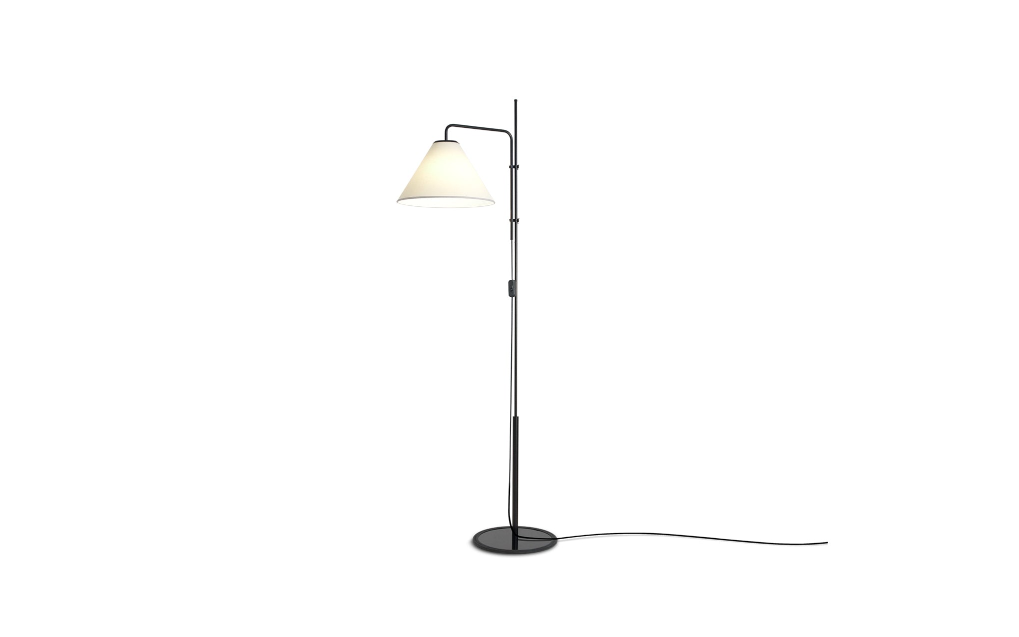Funiculí floor lamp - fabric shade