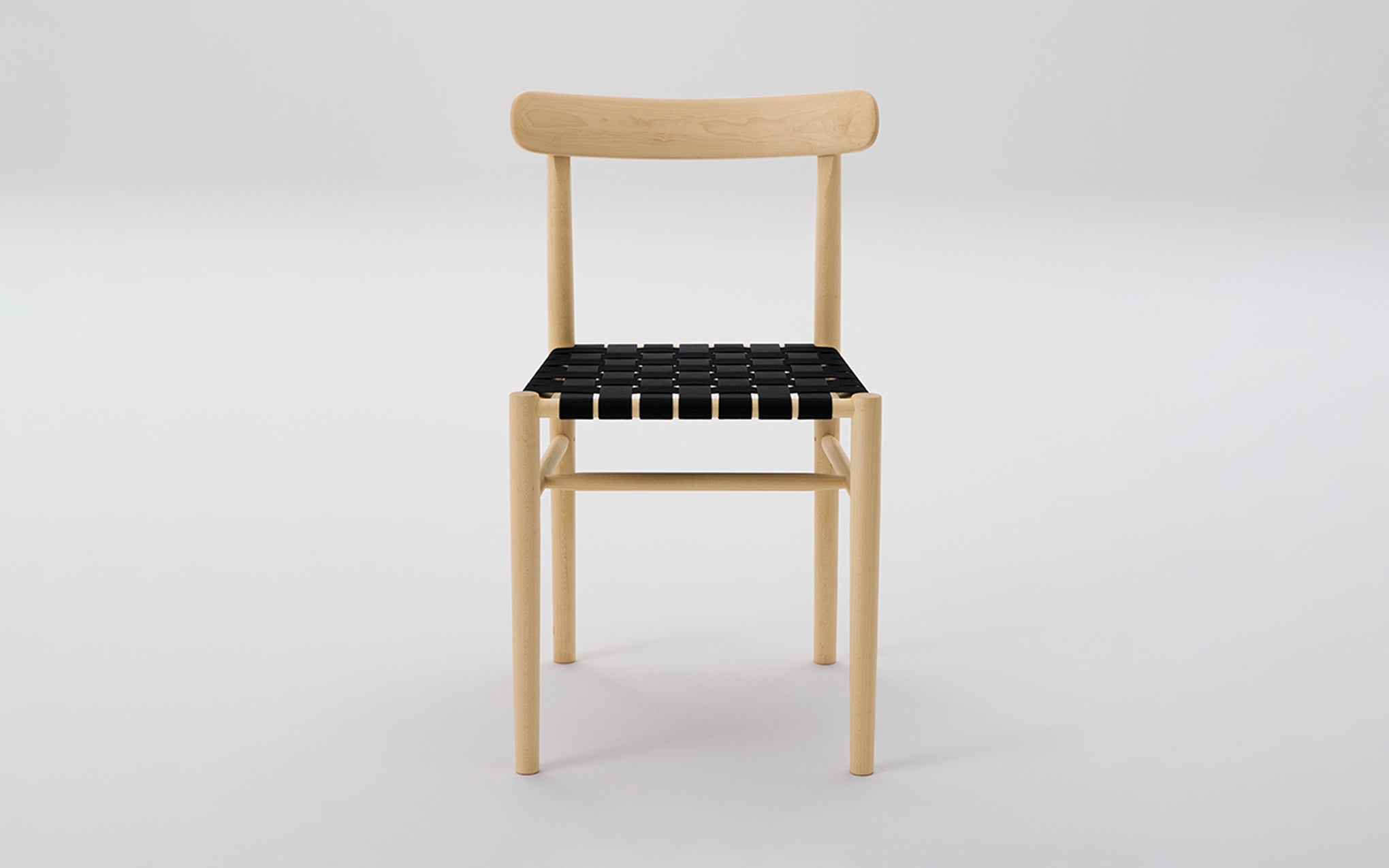 MARUNI COLLECTION Lightwood chair ② Lightwood chair - webbed seat by Jasper Morrison for Maruni | SCP