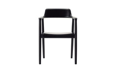 Hiroshima armchair - wooden seat