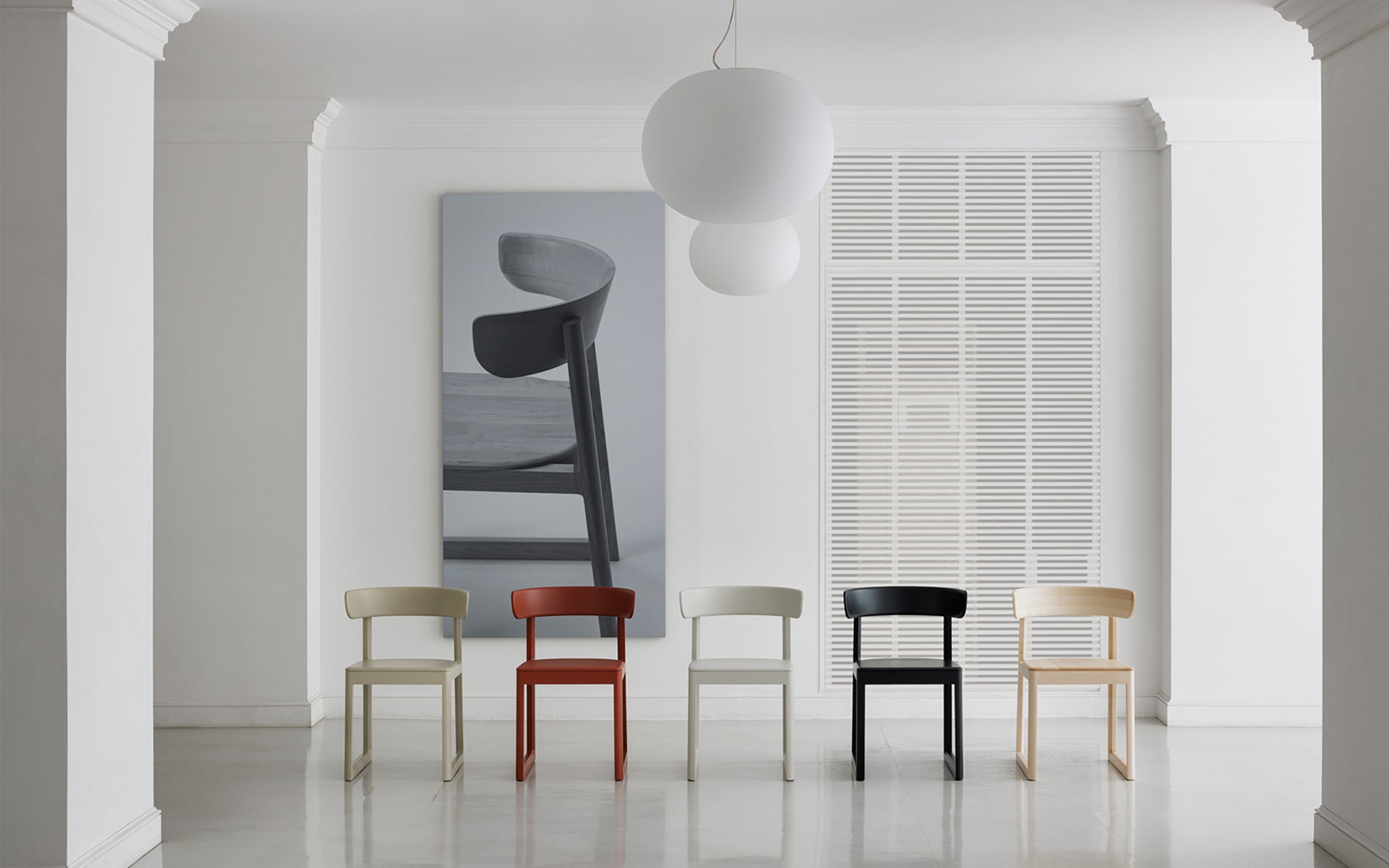 EN chair - wooden seat