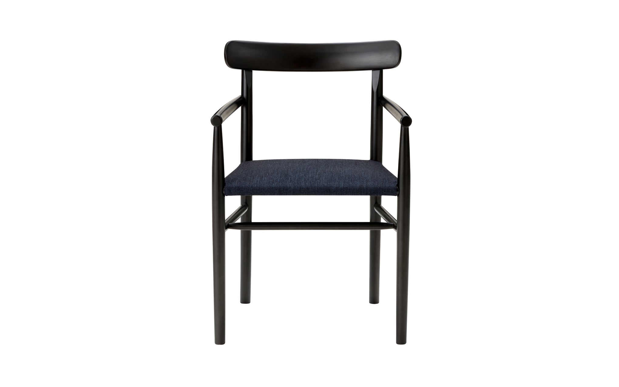 Lightwood armchair - cushioned seat