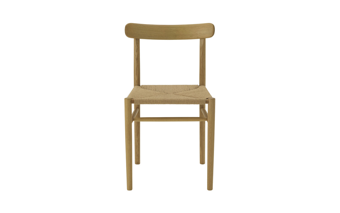 Lightwood chair - paper cord seat