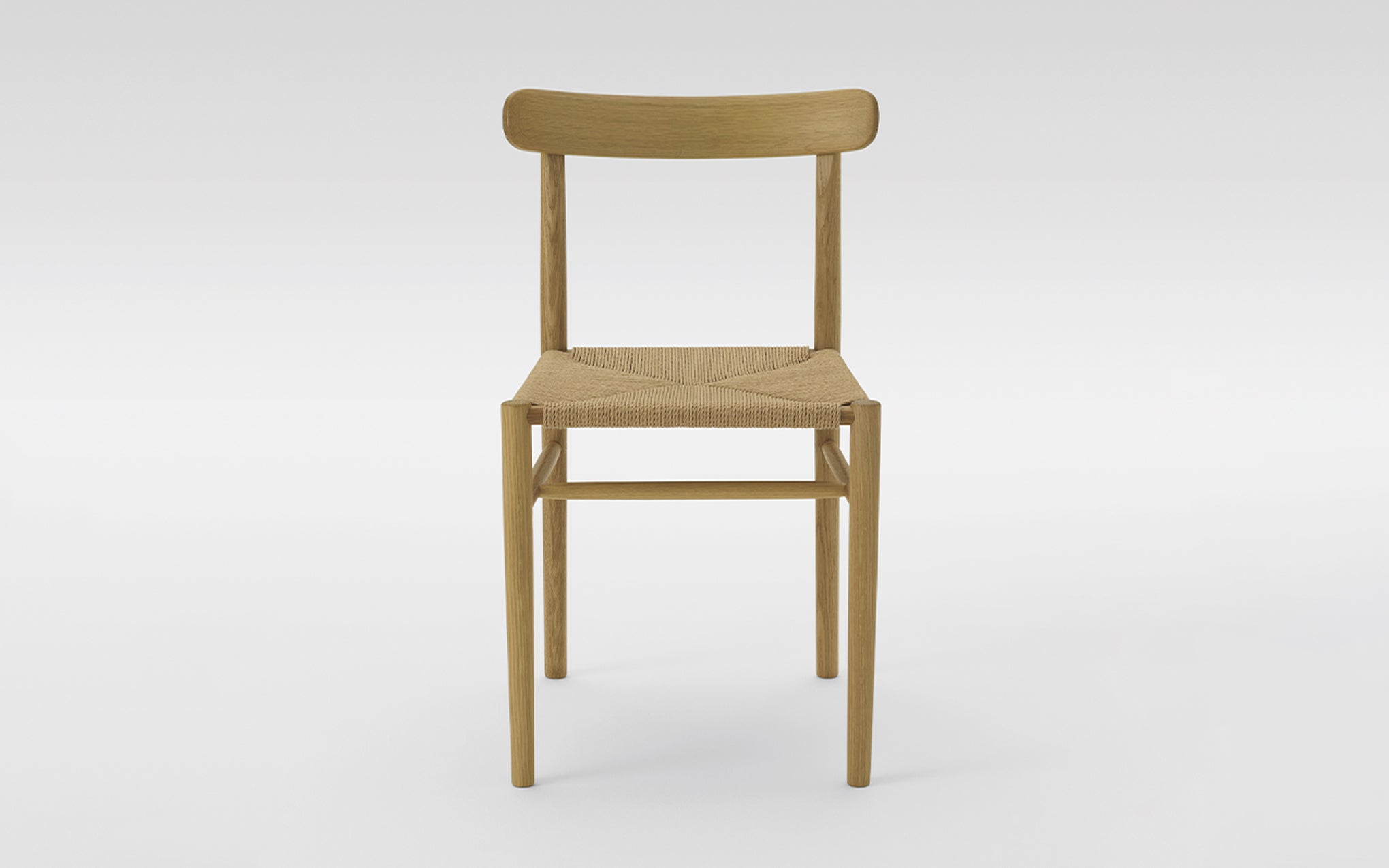 Lightwood chair - paper cord seat