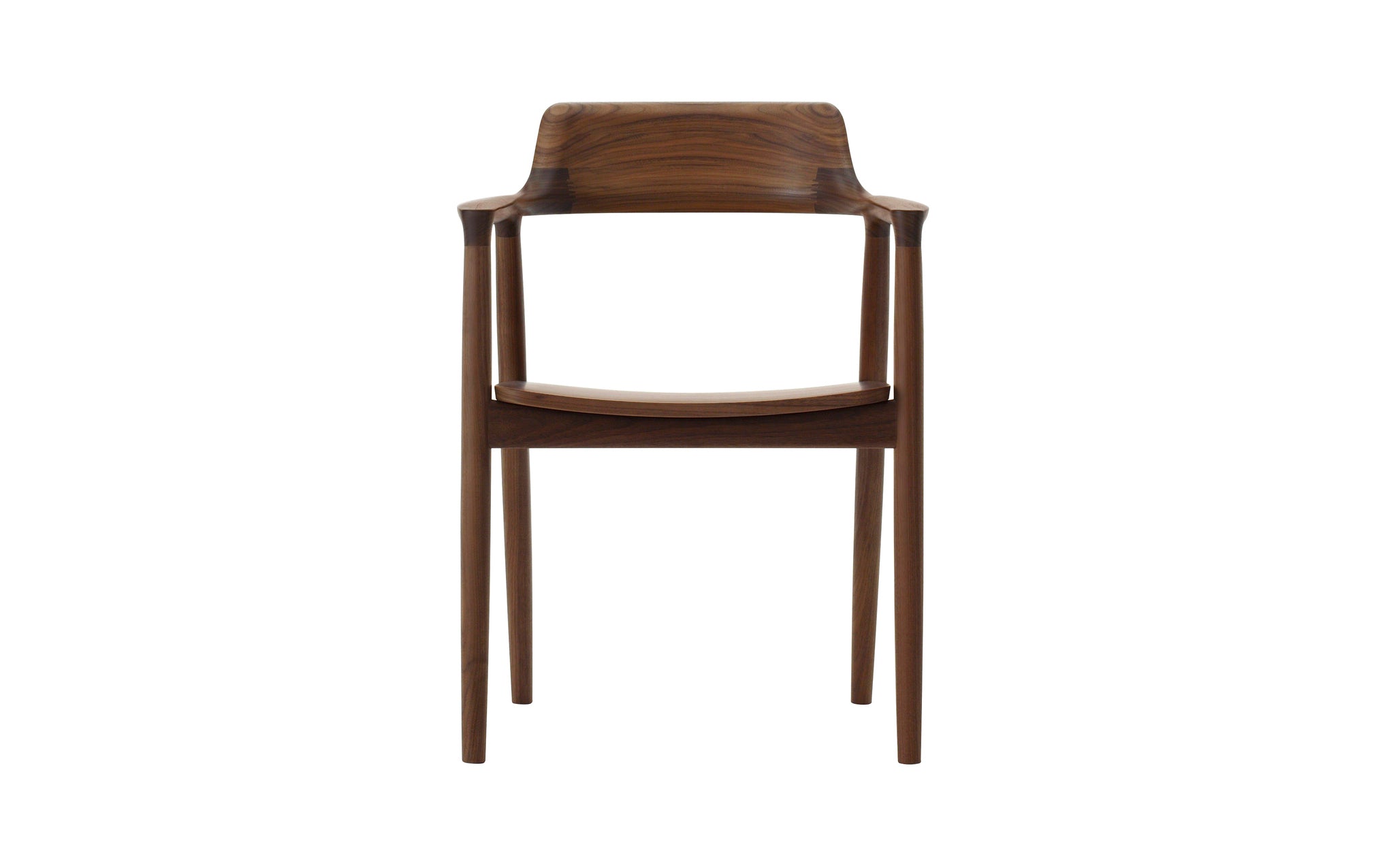 Hiroshima armchair - wooden seat