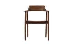 Hiroshima armchair - wooden seat