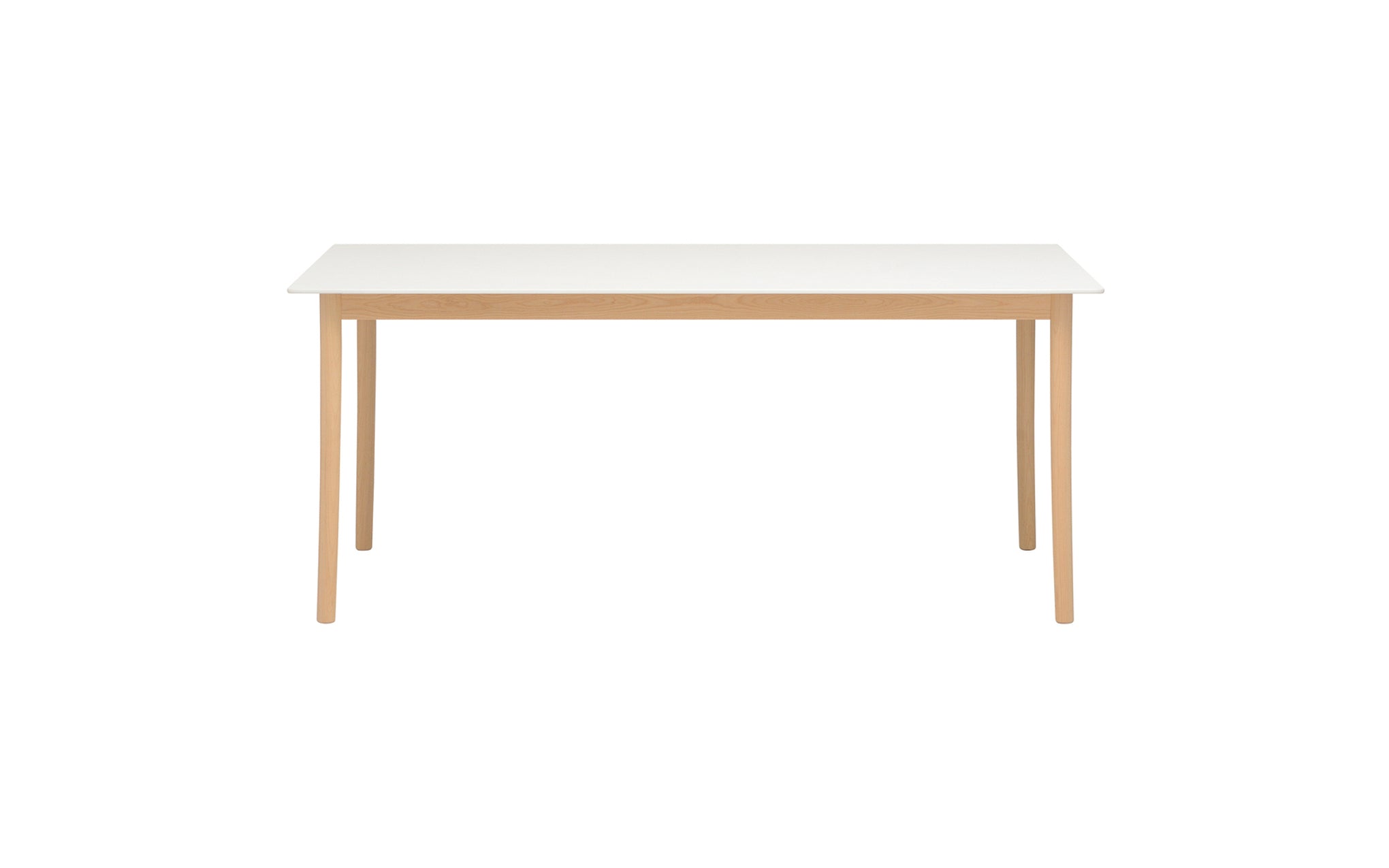 Lightwood dining table - corian top