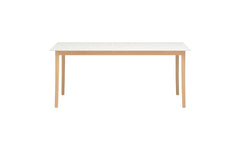 Lightwood dining table - corian top