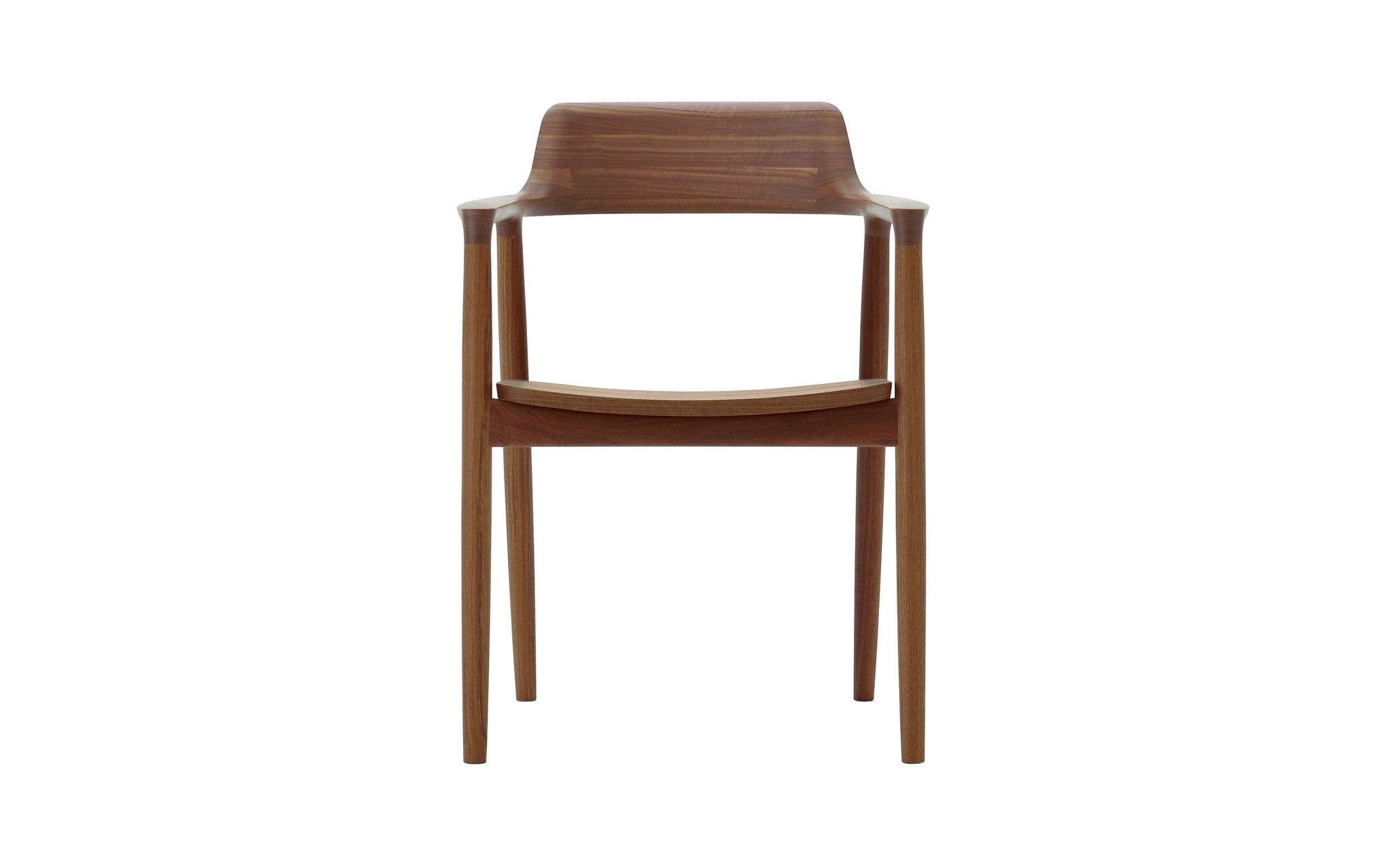 Hiroshima armchair - wooden seat