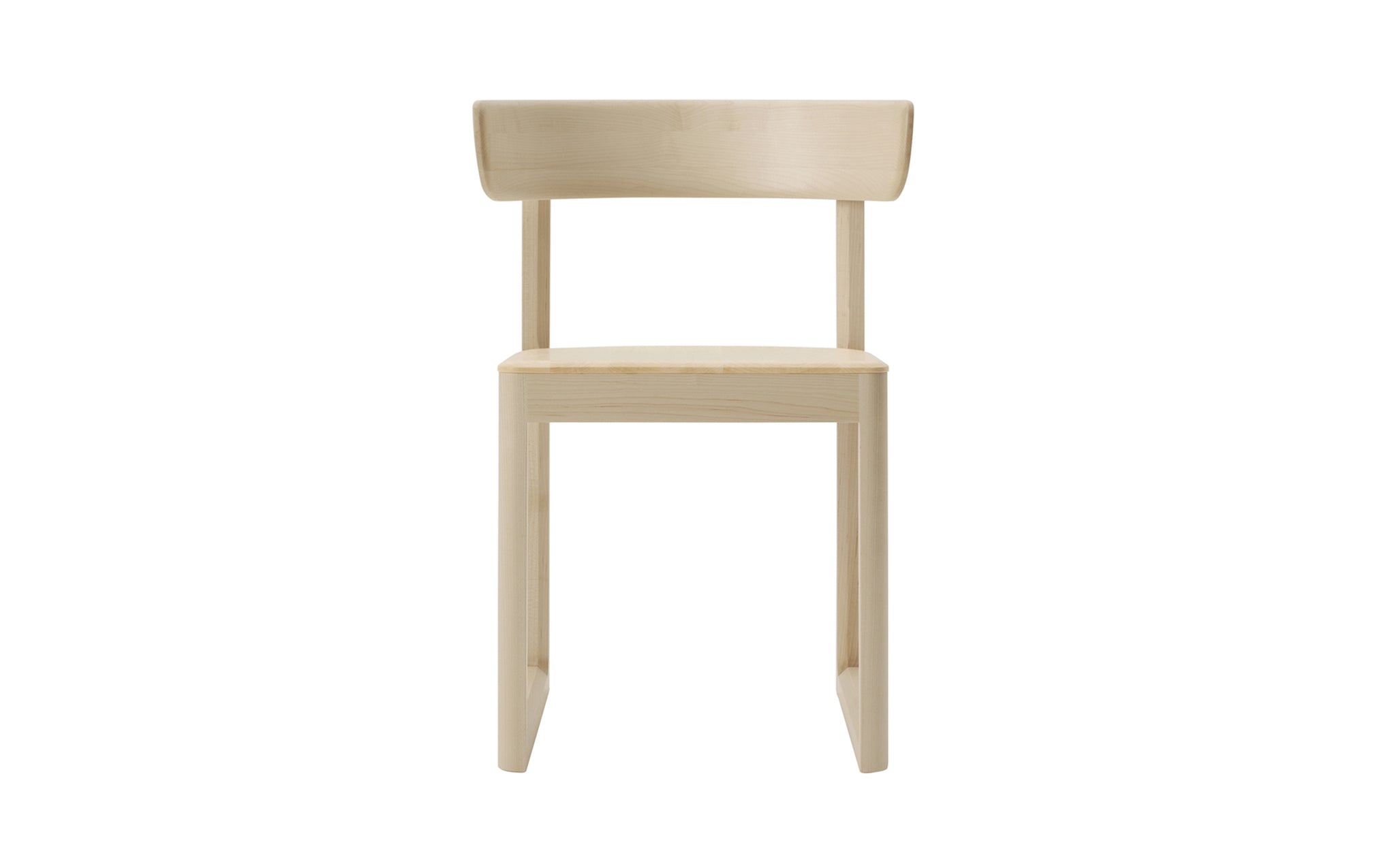 EN chair - wooden seat