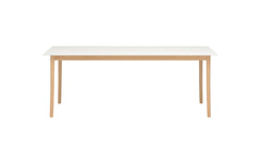 Lightwood dining table - corian top