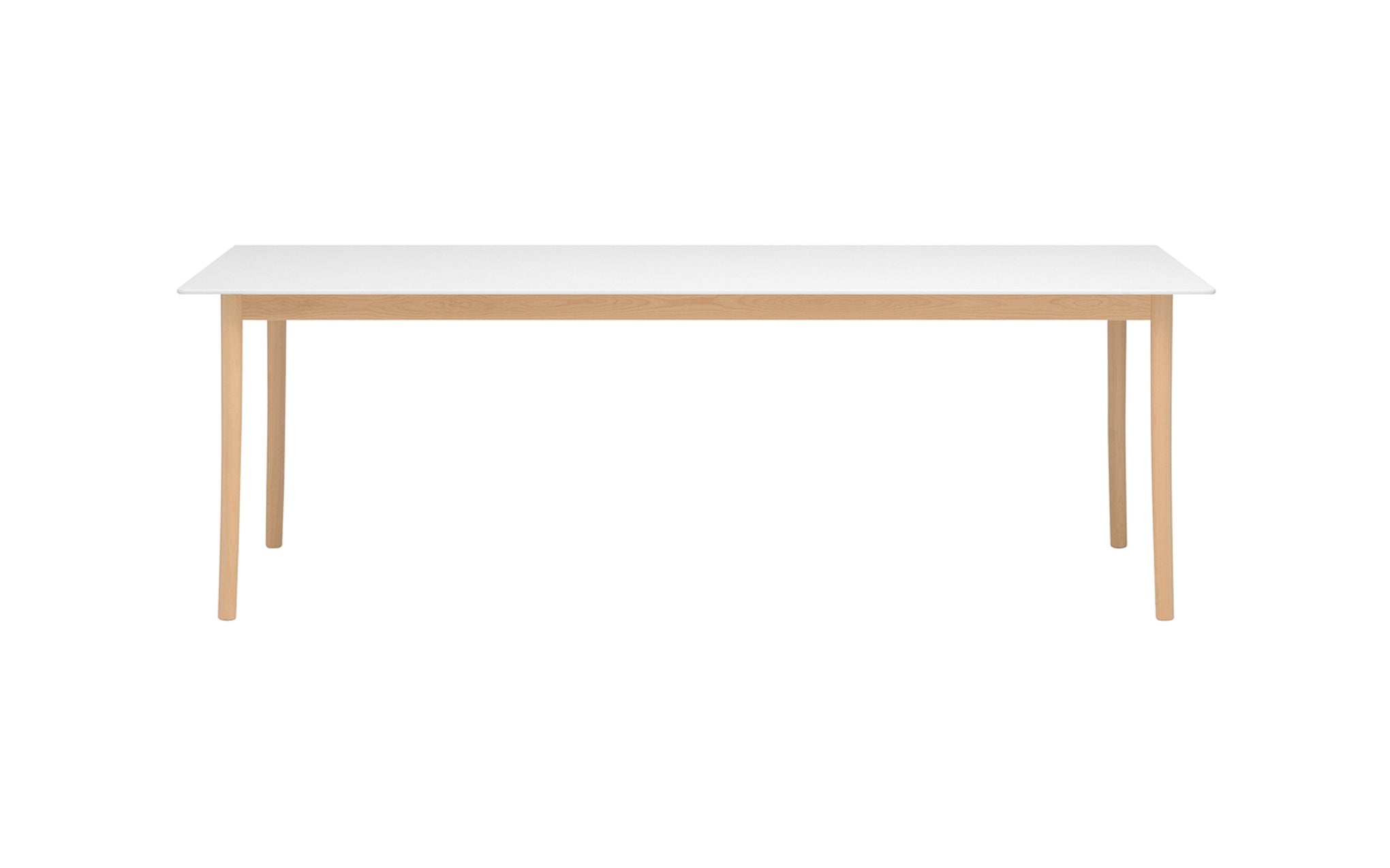 Lightwood dining table - corian top